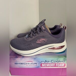 Skechers Purple Air-Cooled Sneakers